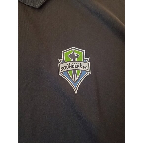 Fanatics Seattle Sounders FC Mens Polo Size 2XL Breathable MLS Soccer W/Scarf - Picture 4 of 9